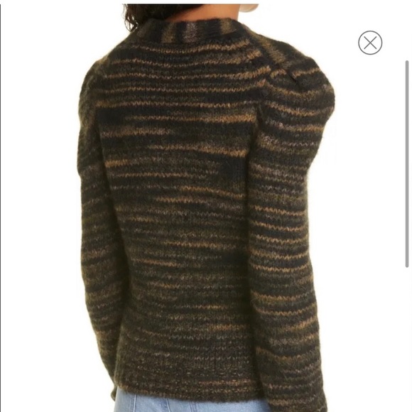 Veronica Beard Embry Puff Sleeve Cardigan - Picture 4 of 15